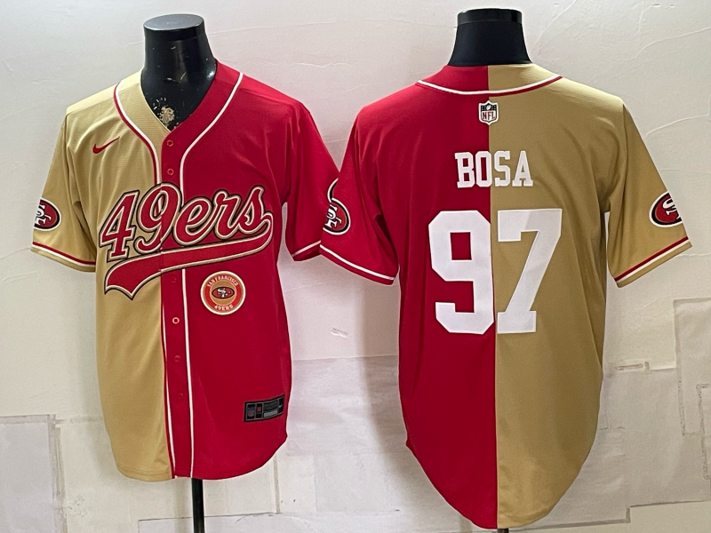 Men 2026 San Francisco 49ers #97 Bosa red Nike Limited NFL Jersey 0811003